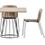 Sleek Illa Table & Rama Chair 3D model small image 4