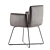 Elegant Jamis Armchair: Jehs & Laub Design 3D model small image 3