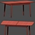 Kendall Upholstered Dining Chair Set 3D model small image 5