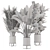 Ferm Living Bau Pot: Large Indoor Plant Set 3D model small image 6