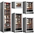 Pevino Wine Fridge Collection: Preserve & Display 3D model small image 4