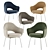 Elegant Saarinen Armchair in Knoll Boucle 3D model small image 5