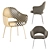 Elegant Saarinen Armchair in Knoll Boucle 3D model small image 6