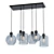 Modern Glass Pendant Light 3D model small image 1