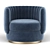 Modern Comfort: Davy Armchair 3D model small image 4