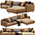 Elegant Ditre Krisby Chaise: Modern Comfort for Your Lounge 3D model small image 5