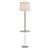 Tree-inspired floor lamp with shelf 3D model small image 1