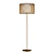 Double Shade Designer Floor Lamp 3D model small image 1