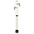 Elegant Marble Base Floor Lamp 3D model small image 1