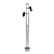 Elegant Marble Base Floor Lamp 3D model small image 2