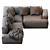 Connect Modular Sofa: Stylish and Versatile Seating Solution 3D model small image 7