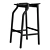 Sleek Kalea Stool by Bedont 3D model small image 2