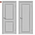 Elegant Classic Door Set 3D model small image 2