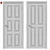 Elegant Classic Door Set 3D model small image 2