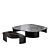 Elegant Poliform KOISHI Coffee Tables Set 3D model small image 4