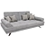 Armonico Relaxing Reading Television Sofa 3D model small image 2