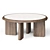 Lindo Round Coffee Table: Modern Elegance for Your Home 3D model small image 1