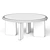 Lindo Round Coffee Table: Modern Elegance for Your Home 3D model small image 3