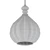 Sleek Brushed Nickel Pendant 3D model small image 2