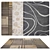 2900mm x 2200mm Gray Polypropylene RUG 3D model small image 1