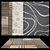 2900mm x 2200mm Gray Polypropylene RUG 3D model small image 2