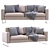 Luxury Leather Sofa - Prostoria Elegance 3D model small image 1