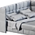 Sleek Modern Bed: SL-0028 3D model small image 2