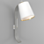 Repcy White Wall Lamp 3D model small image 3