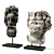 Mythical Metal Sculptures: Asclepios & Greek General 3D model small image 2