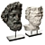 Mythical Metal Sculptures: Asclepios & Greek General 3D model small image 4