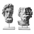 Mythical Metal Sculptures: Asclepios & Greek General 3D model small image 5