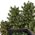 Outdoor Garden Set: Bush & Tree - Model 182 3D model small image 4