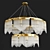 Elegant Light Fixture for Luxury Interiors 3D model small image 1