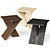 Sleek Sitio Coffee Tables 3D model small image 2