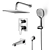 Luxurious Lemark Shift Shower Set 3D model small image 1