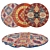 6-Piece Round Rug Set: Versatile and Detailed 3D model small image 1