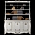 Elegant Roberto Giovannini Bookcase 3D model small image 1