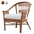 Bermuda Rattan Game Chair: Stylish and Comfortable 3D model small image 5