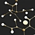 Illuminating Elegance: Molecular Magic Bean Chandelier 3D model small image 1