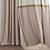 Elegant Wind Blowing Curtain 3D model small image 4