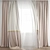 Elegant Wind Blowing Curtain 3D model small image 7