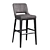 Modern Aspen Barstool: Stylish and Comfortable 3D model small image 1