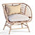 Natural Rattan Armchair: IKEA BUSKBO 3D model small image 6