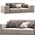 Ditre Shade 2013: Elegant Italian Sofa 3D model small image 2