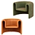 Remnant: Sancal Modern Armchair 3D model small image 6