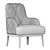 Modern Gill Arm Chair: Stylish and Comfortable 3D model small image 4