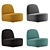 Polar Lounge Chair L: Stylish Comfort for Relaxation 3D model small image 5