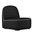 Polar Lounge Chair L: Stylish Comfort for Relaxation 3D model small image 6