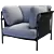 Cozy and Chic Can Armchair 3D model small image 1