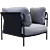 Cozy and Chic Can Armchair 3D model small image 3